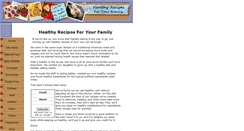 Desktop Screenshot of healthy-recipes-for-your-family.com