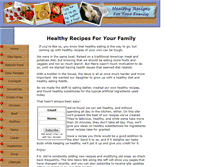 Tablet Screenshot of healthy-recipes-for-your-family.com